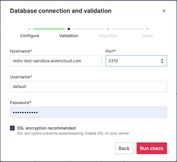 Connect to database